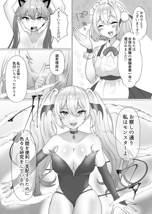 メス猫化　戦士　淫魔　弄びレズ調教