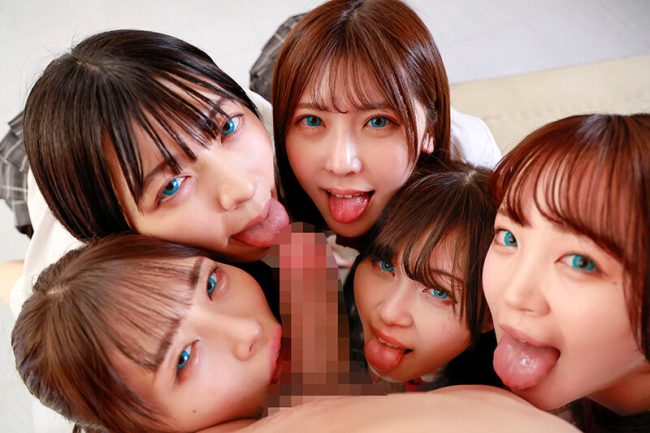 洗脳シール　ハーレム奉仕　女子校生