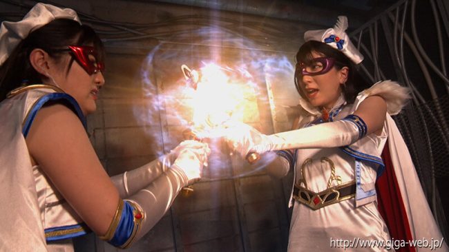 魔法美少女戦士フォンテーヌ　偽物レズエナドレ　悪堕ち