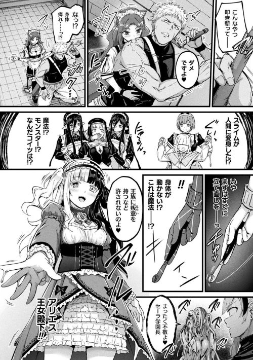 熟練パーティー　王女＆メイド擬態スライム　レズ＆逆レイプ魔力搾取