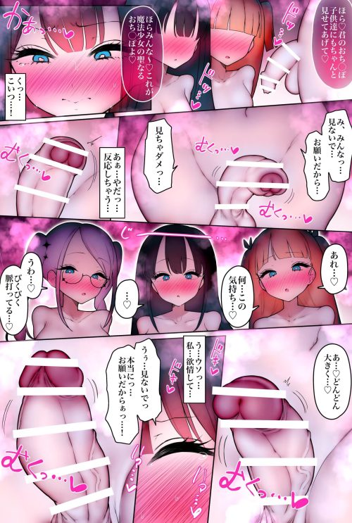 ふたなり魔法少女　マゾ変態搾精調教　サキュバス