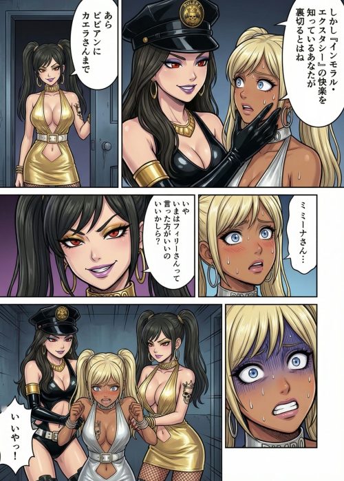 邪悪媚薬　悪堕ち美女　堕落誘惑レズ